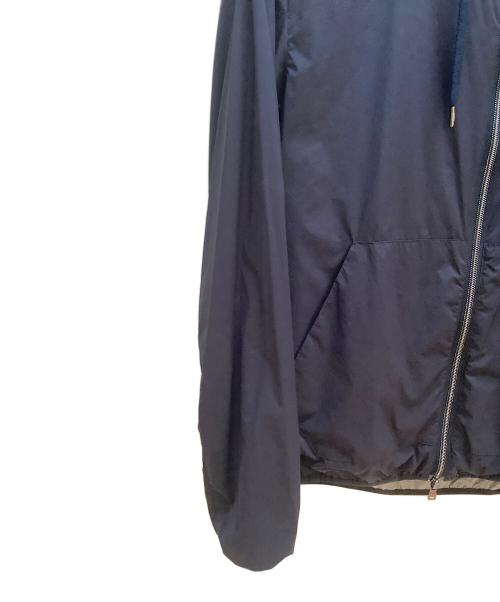 HERNO（ヘルノ）HERNO (ヘルノ) リバーシブルジップジャケット ネイビー×グレー サイズ:48の古着・服飾アイテム