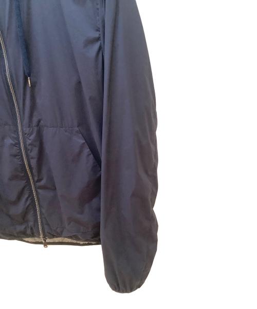 HERNO（ヘルノ）HERNO (ヘルノ) リバーシブルジップジャケット ネイビー×グレー サイズ:48の古着・服飾アイテム