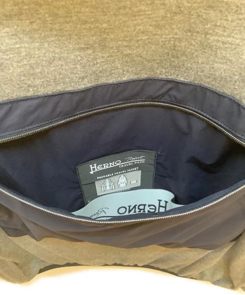HERNO（ヘルノ）HERNO (ヘルノ) リバーシブルジップジャケット ネイビー×グレー サイズ:48の古着・服飾アイテム