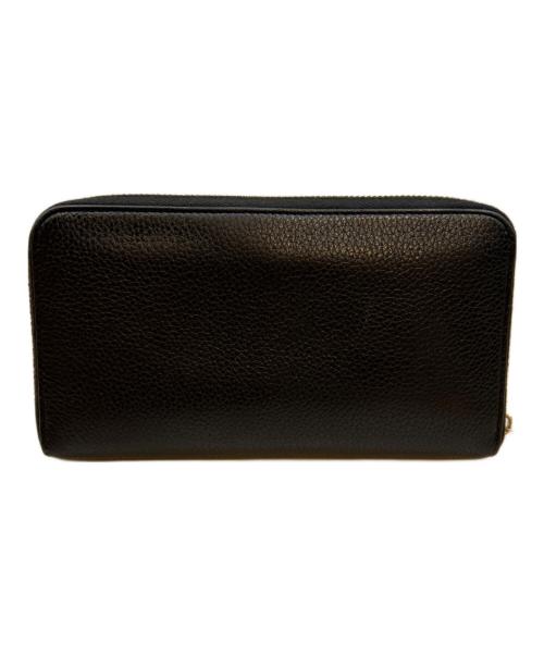 Salvatore Ferragamo（サルヴァトーレ フェラガモ）Salvatore Ferragamo (サルヴァトーレ フェラガモ) ラウンドファスナー財布 ブラックの古着・服飾アイテム