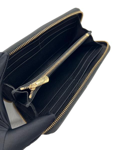 Salvatore Ferragamo（サルヴァトーレ フェラガモ）Salvatore Ferragamo (サルヴァトーレ フェラガモ) ラウンドファスナー財布 ブラックの古着・服飾アイテム