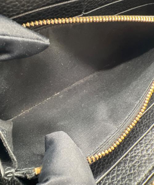 Salvatore Ferragamo（サルヴァトーレ フェラガモ）Salvatore Ferragamo (サルヴァトーレ フェラガモ) ラウンドファスナー財布 ブラックの古着・服飾アイテム