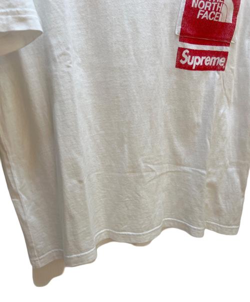 THE NORTH FACE（ザ ノース フェイス）THE NORTH FACE (ザ ノース フェイス) SUPREME (シュプリーム) プリントTシャツ ホワイト サイズ:Sの古着・服飾アイテム