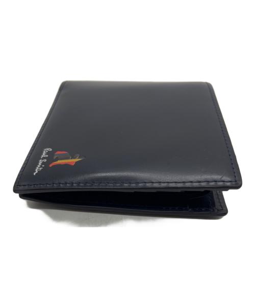 PAUL SMITH（ポールスミス）PAUL SMITH (ポールスミス) 2つ折り財布 ネイビーの古着・服飾アイテム