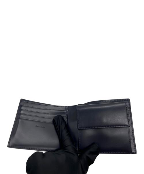 PAUL SMITH（ポールスミス）PAUL SMITH (ポールスミス) 2つ折り財布 ネイビーの古着・服飾アイテム