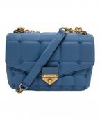 MICHAEL KORSマイケル・コース）の古着「キルティングショルダーバッグ」｜スカイブルー