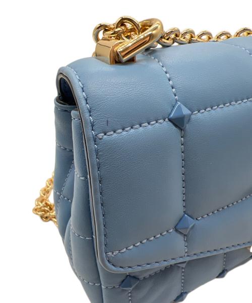 MICHAEL KORS（マイケル・コース）MICHAEL KORS (マイケルコース) キルティングショルダーバッグ スカイブルーの古着・服飾アイテム