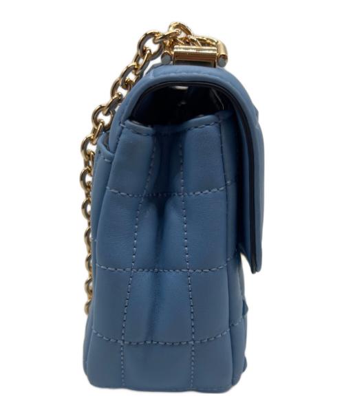 MICHAEL KORS（マイケル・コース）MICHAEL KORS (マイケルコース) キルティングショルダーバッグ スカイブルーの古着・服飾アイテム