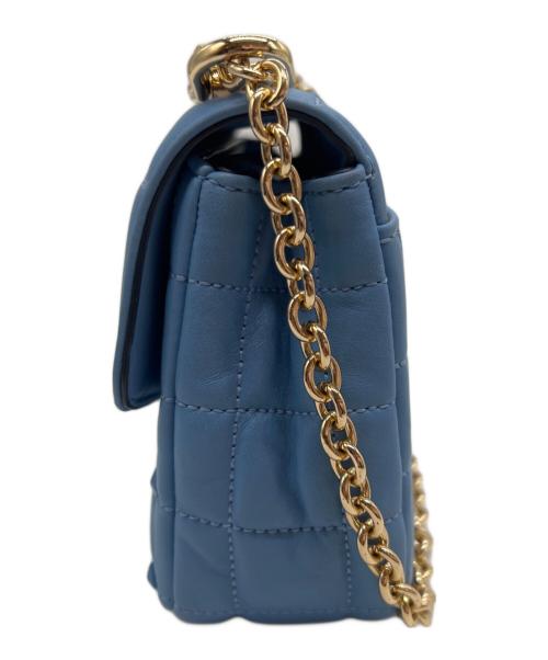 MICHAEL KORS（マイケル・コース）MICHAEL KORS (マイケルコース) キルティングショルダーバッグ スカイブルーの古着・服飾アイテム