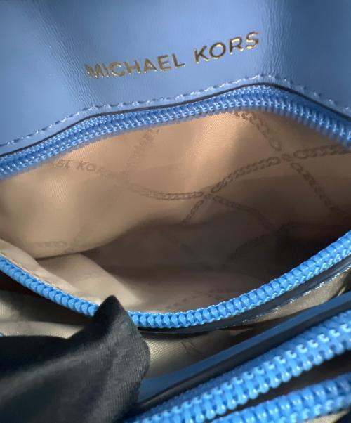 MICHAEL KORS（マイケル・コース）MICHAEL KORS (マイケルコース) キルティングショルダーバッグ スカイブルーの古着・服飾アイテム
