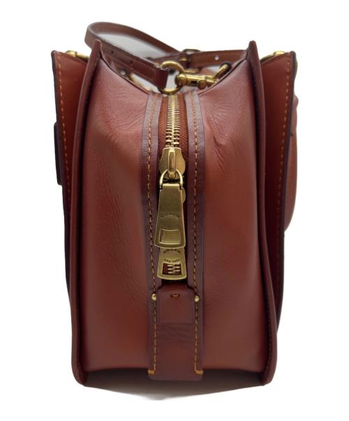 COACH（コーチ）COACH (コーチ) 2WAYバッグ ブラウン×ベージュの古着・服飾アイテム