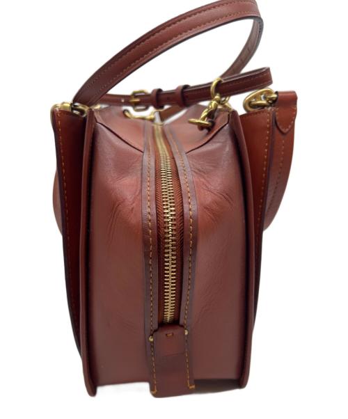 COACH（コーチ）COACH (コーチ) 2WAYバッグ ブラウン×ベージュの古着・服飾アイテム