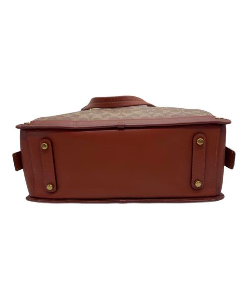 COACH（コーチ）COACH (コーチ) 2WAYバッグ ブラウン×ベージュの古着・服飾アイテム