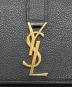 中古・古着 Saint Laurent Paris (サンローランパリ) 長財布 ブラック×ゴールド：30000円