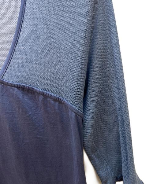 MM6 Maison Margiela（エムエムシックスメゾンマルジェラ）MM6 Maison Margiela (エムエムシックスメゾンマルジェラ) 長袖カットソー ネイビー サイズ:Mの古着・服飾アイテム