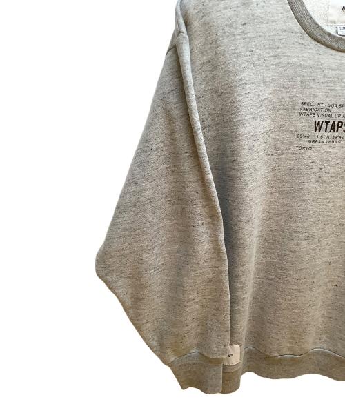 WTAPS（ダブルタップス）WTAPS (ダブルタップス) スウェット グレー サイズ:X02の古着・服飾アイテム