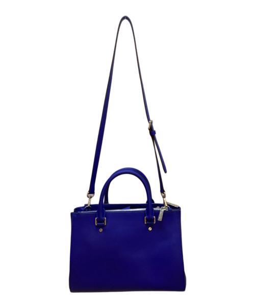 MICHAEL KORS（マイケル・コース）MICHAEL KORS (マイケルコース) 2WAYショルダーバッグ ブルーの古着・服飾アイテム