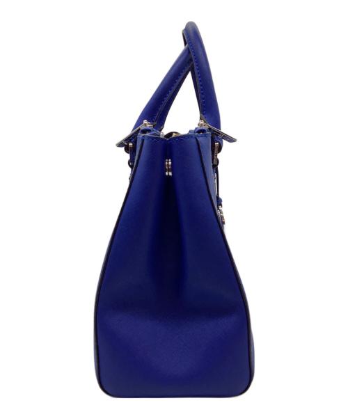 MICHAEL KORS（マイケル・コース）MICHAEL KORS (マイケルコース) 2WAYショルダーバッグ ブルーの古着・服飾アイテム