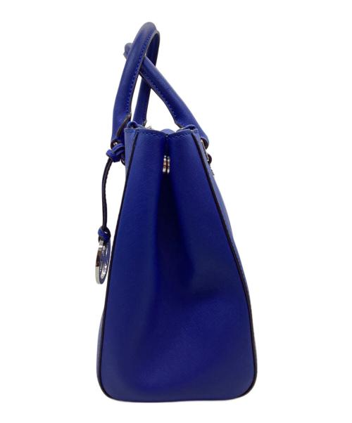 MICHAEL KORS（マイケル・コース）MICHAEL KORS (マイケルコース) 2WAYショルダーバッグ ブルーの古着・服飾アイテム