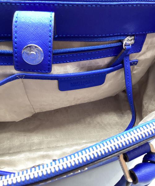MICHAEL KORS（マイケル・コース）MICHAEL KORS (マイケルコース) 2WAYショルダーバッグ ブルーの古着・服飾アイテム
