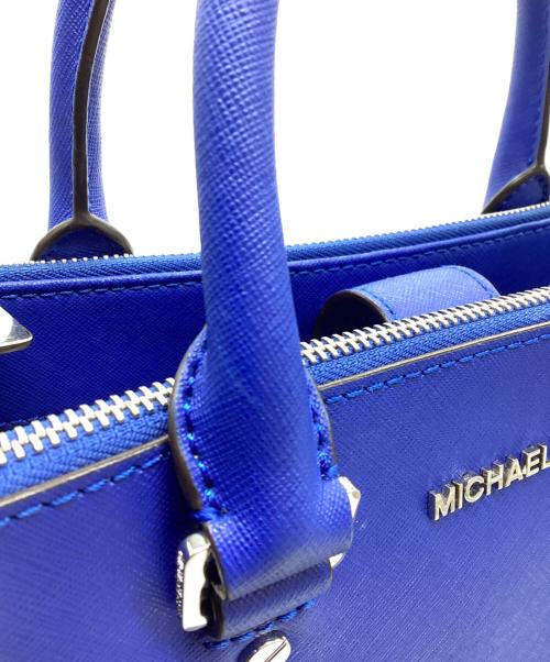 MICHAEL KORS（マイケル・コース）MICHAEL KORS (マイケルコース) 2WAYショルダーバッグ ブルーの古着・服飾アイテム