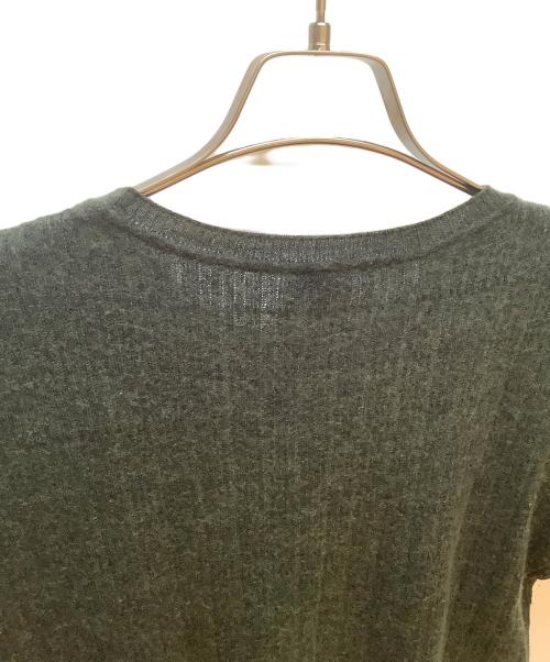 CHANEL（シャネル）CHANEL (シャネル) ヘンリーネック半袖ニット グリーン サイズ:46の古着・服飾アイテム