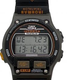 TIMEX（タイメックス）の古着「デジタルウォッチ」｜ブラック×オレンジ