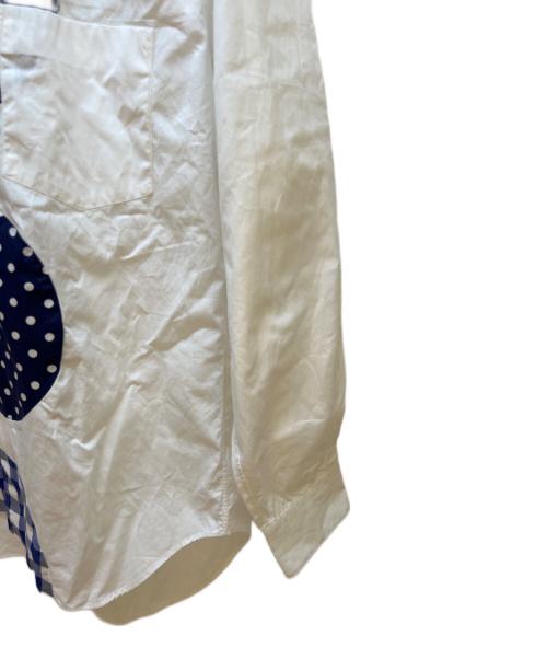 COMME des GARCONS SHIRT（コムデギャルソンシャツ）COMME des GARCONS SHIRT (コムデギャルソンシャツ) 長袖シャツ ホワイト サイズ:xsの古着・服飾アイテム