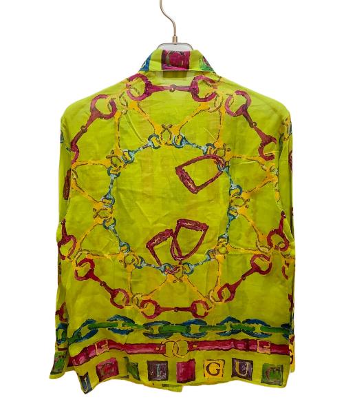 GUCCI（グッチ）GUCCI (グッチ) 長袖シャツ 黄緑 サイズ:40の古着・服飾アイテム