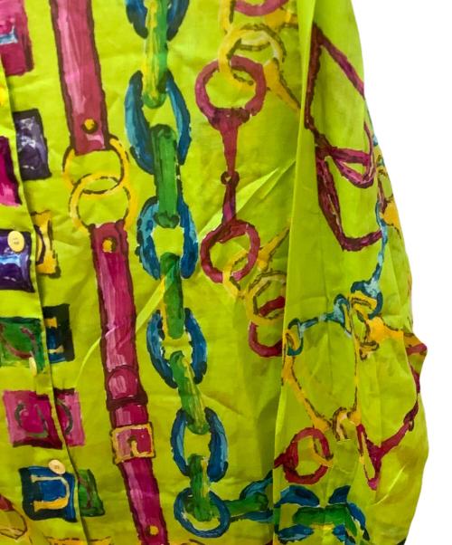 GUCCI（グッチ）GUCCI (グッチ) 長袖シャツ 黄緑 サイズ:40の古着・服飾アイテム