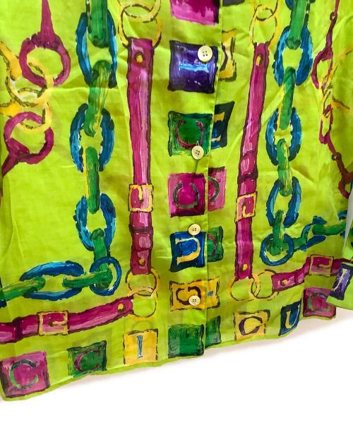 GUCCI（グッチ）GUCCI (グッチ) 長袖シャツ 黄緑 サイズ:40の古着・服飾アイテム