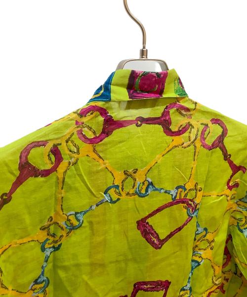 GUCCI（グッチ）GUCCI (グッチ) 長袖シャツ 黄緑 サイズ:40の古着・服飾アイテム