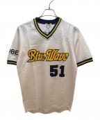 ORIX・BlueWaveオリックス・ブルーウェーブ）の古着「レプリカユニフォーム」｜ホワイト×ネイビー