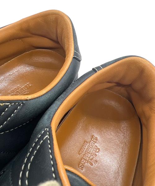 HERMES（エルメス）HERMES (エルメス) ローカットスニーカー グリーン サイズ:411/2の古着・服飾アイテム