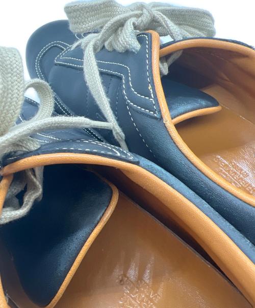 HERMES（エルメス）HERMES (エルメス) ローカットスニーカー グリーン サイズ:411/2の古着・服飾アイテム