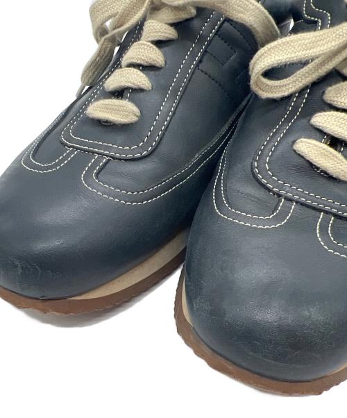 HERMES（エルメス）HERMES (エルメス) ローカットスニーカー グリーン サイズ:411/2の古着・服飾アイテム