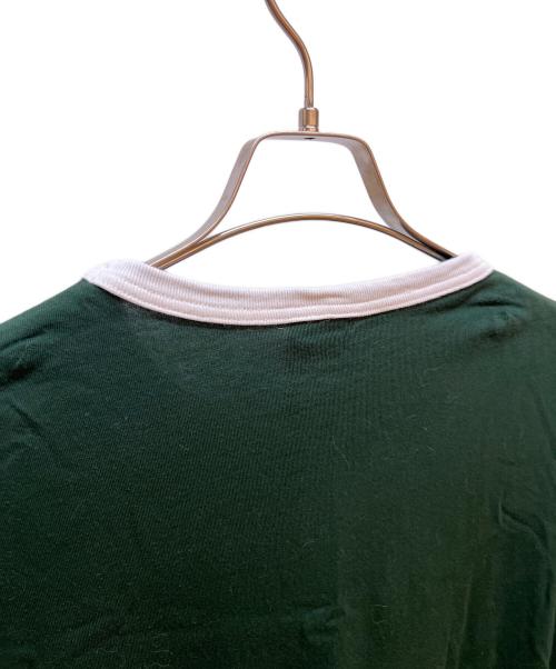 BoTT（ボット）BoTT (ボット) プリントTシャツ グリーン×ホワイト サイズ:XLの古着・服飾アイテム