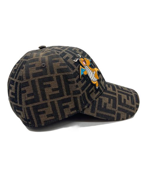 FENDI FRGMNT ポケモン（フェンディ）FENDI FRGMNT ポケモン (フェンディ) キャップ ブラウンの古着・服飾アイテム
