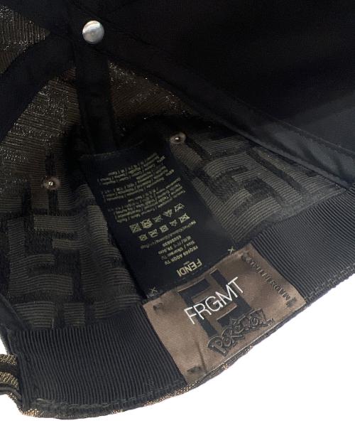 FENDI FRGMNT ポケモン（フェンディ）FENDI FRGMNT ポケモン (フェンディ) キャップ ブラウンの古着・服飾アイテム