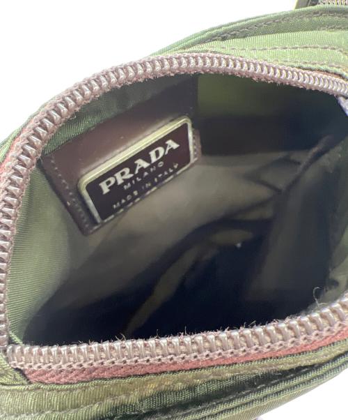 PRADA（プラダ）PRADA (プラダ) ミニショルダーバッグ カーキの古着・服飾アイテム