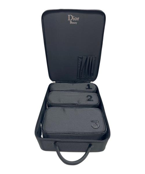 Dior Beauty（ディオールビューティ）Dior Beauty (ディオールビューティ) コスメバッグポーチ3点セット ブラックの古着・服飾アイテム
