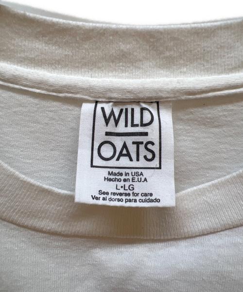 WILD OATS（ワイルド オーツ）WILD OATS (ワイルド オーツ) 半袖カットソー ホワイト サイズ:Lの古着・服飾アイテム