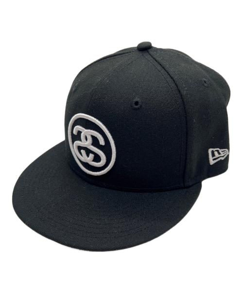 New Era（ニューエラ）New Era (ニューエラ) stussy (ステューシー) キャップ ブラックの古着・服飾アイテム