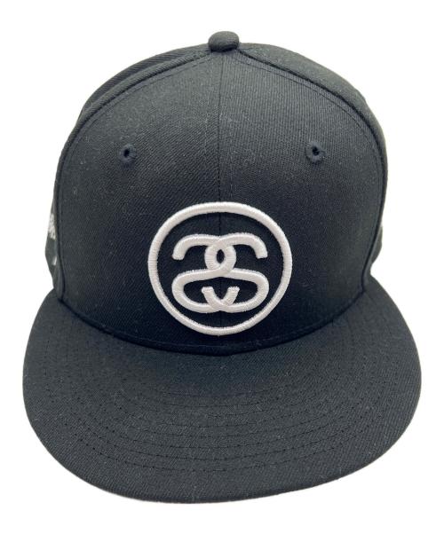 New Era（ニューエラ）New Era (ニューエラ) stussy (ステューシー) キャップ ブラックの古着・服飾アイテム