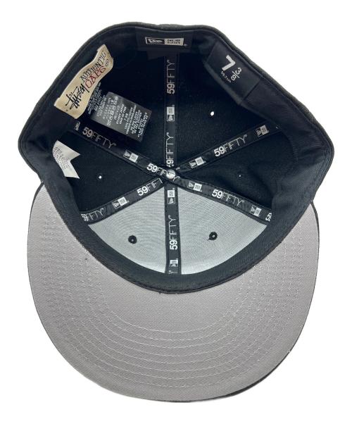 New Era（ニューエラ）New Era (ニューエラ) stussy (ステューシー) キャップ ブラックの古着・服飾アイテム