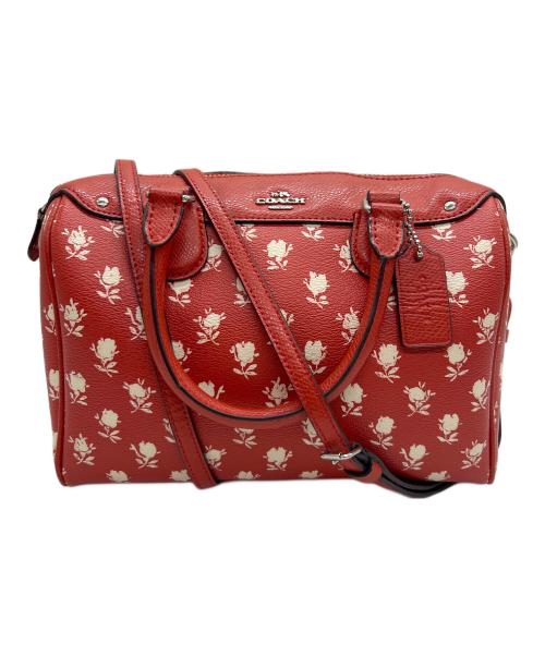 COACH（コーチ）COACH (コーチ) 2WAYショルダーバッグ レッドの古着・服飾アイテム