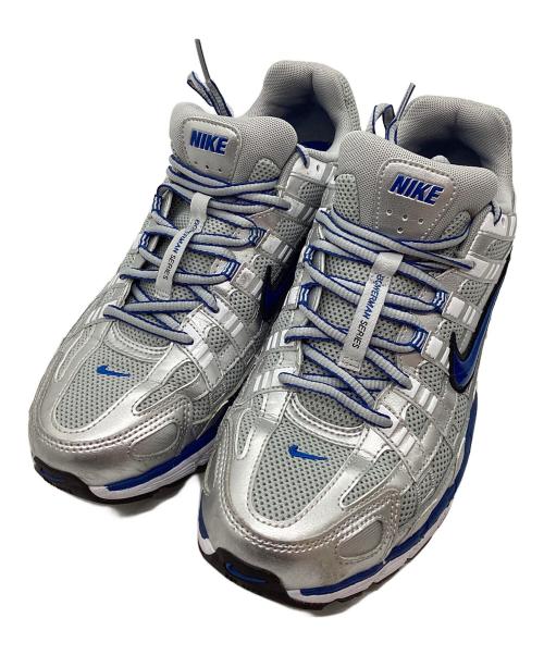 NIKE（ナイキ）NIKE (ナイキ) NIKE W P-6000 METALLIC SILVER/TEAM ROYAL-WHITE-BLACK シルバー×ブルー サイズ:29cmの古着・服飾アイテム