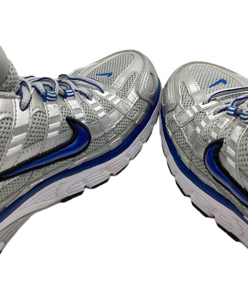NIKE（ナイキ）NIKE (ナイキ) NIKE W P-6000 METALLIC SILVER/TEAM ROYAL-WHITE-BLACK シルバー×ブルー サイズ:29cmの古着・服飾アイテム