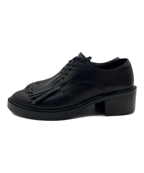 MACKINTOSH LONDON（マッキントッシュ ロンドン）MACKINTOSH LONDON (マッキントッシュ ロンドン) フリンジシューズ ブラック サイズ:5の古着・服飾アイテム