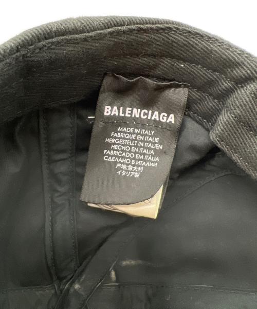 BALENCIAGA（バレンシアガ）BALENCIAGA (バレンシアガ) キャップ ブラックの古着・服飾アイテム